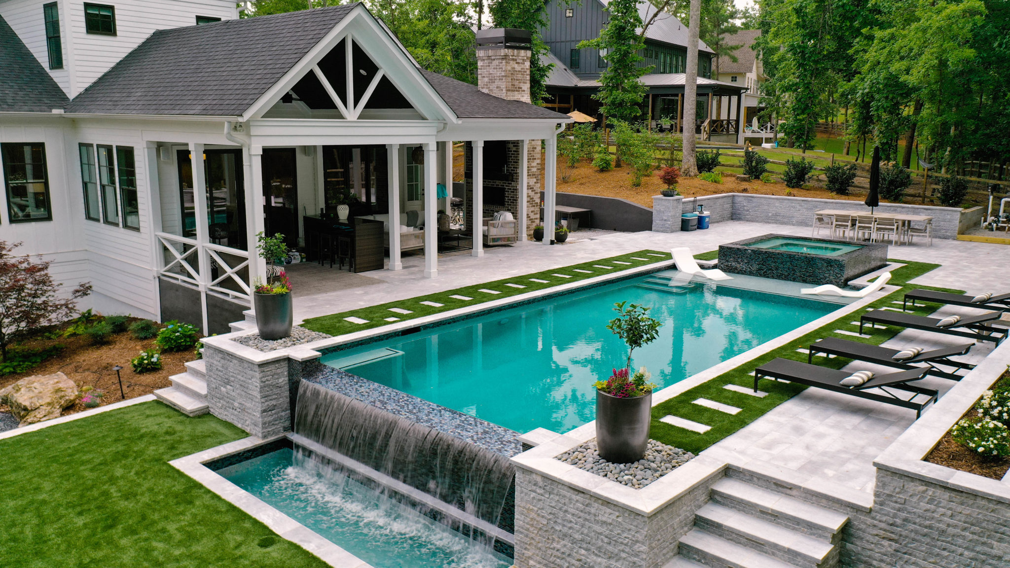 Modern Farm House Swimming Pool