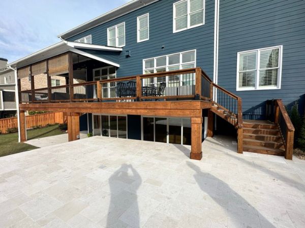 Elevated Deck With Dining Area