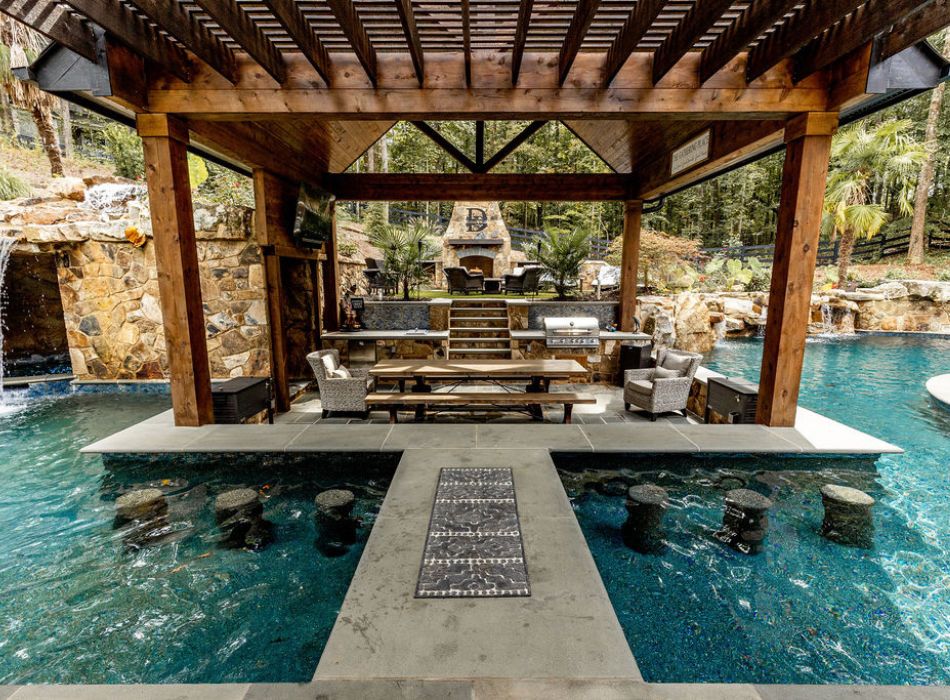 Swimming Pool Designed and Built by Georgia Classic Pool