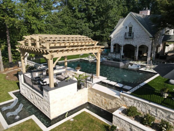 Pool With A Gazebo