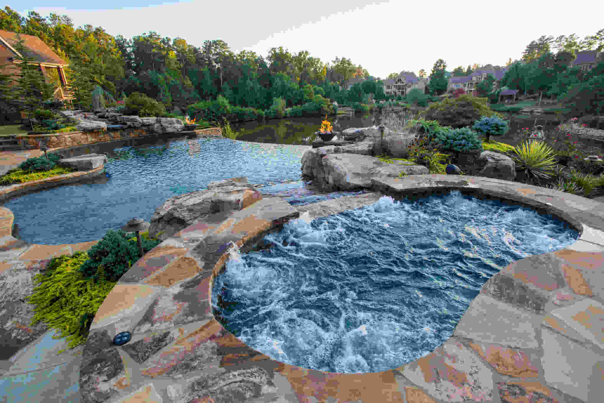 Pool With A Beautiful View