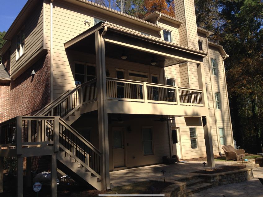 Two Story House With Deck