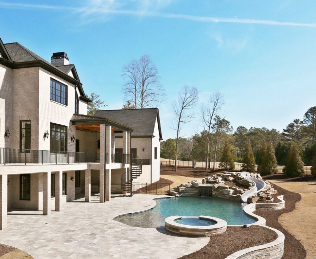 Luxury Home Pool Designed By Pool Builder Johns Creek