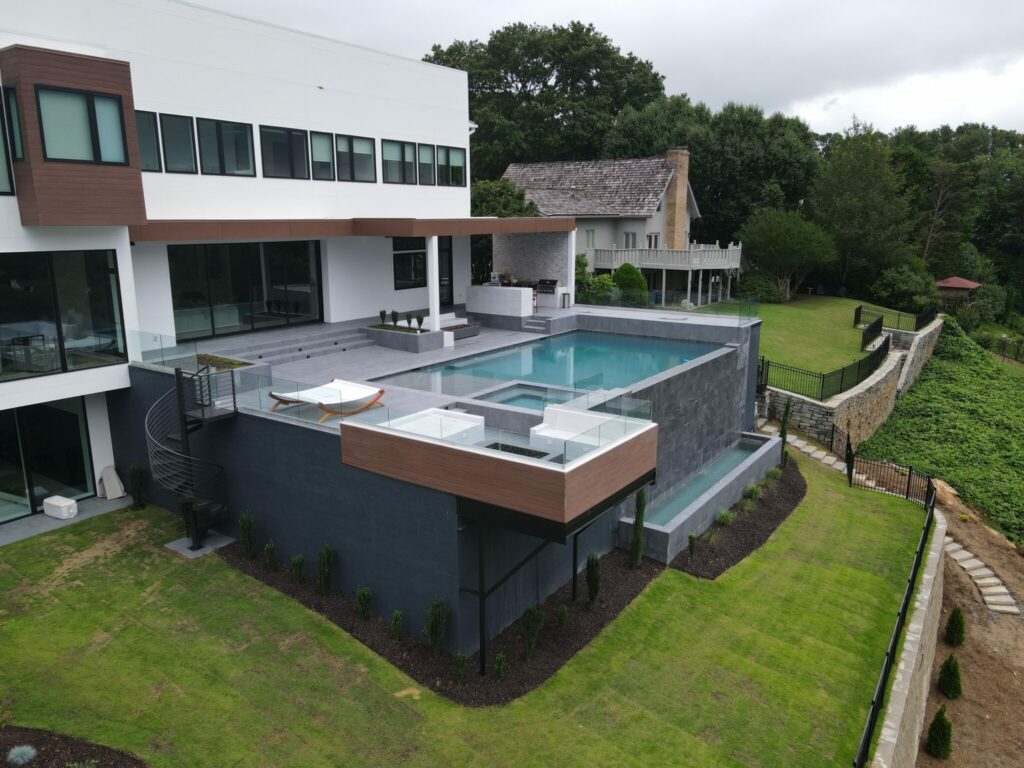 Luxury Pool Design By A Pool Builder In Alpharetta