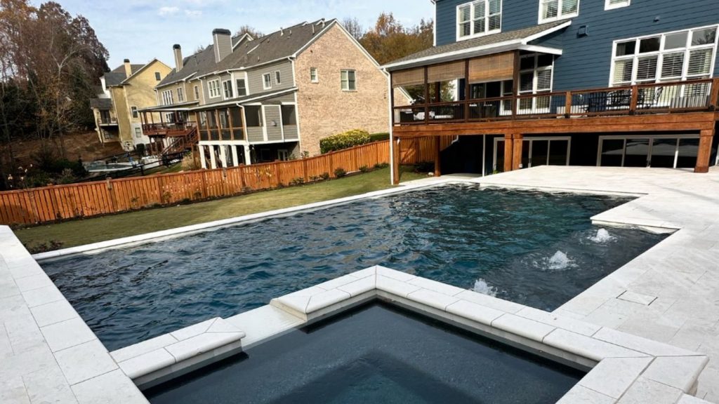 Modern Pool with Clear Water