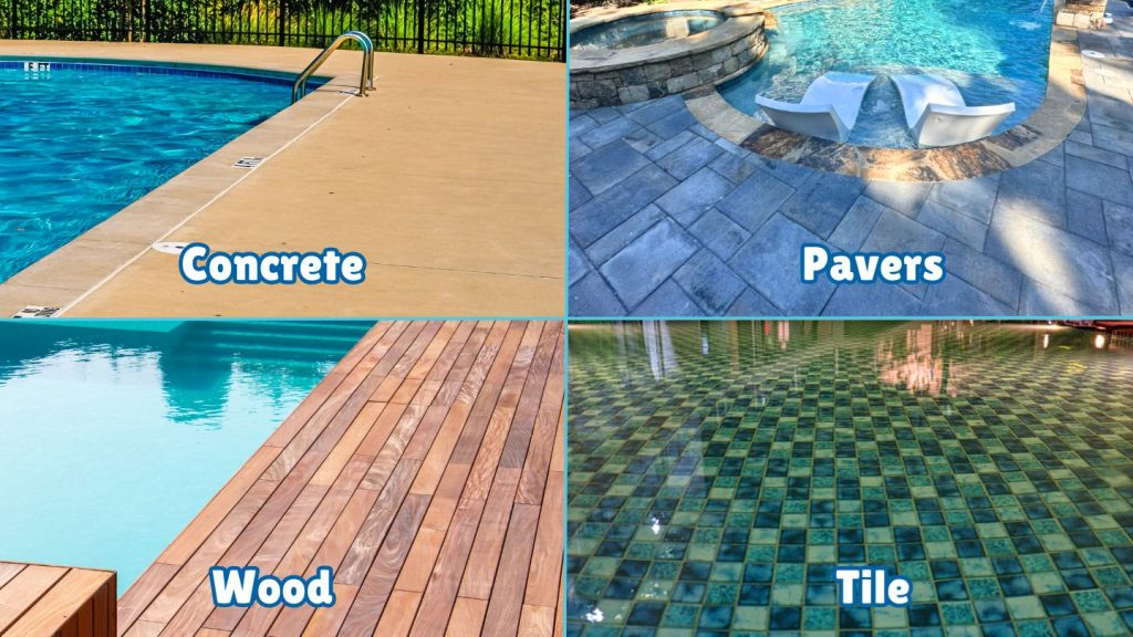 Popular Materials for Pool Decks