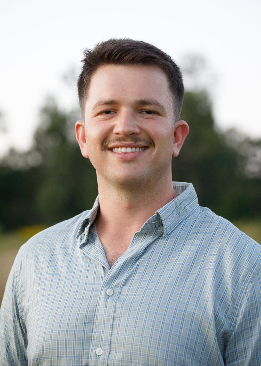 Andrew Dover, Project Manager and Construction Manager at Georgia Classic Pool, overseeing custom outdoor living projects.